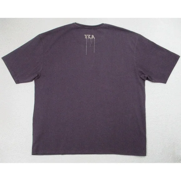 YoungLA Shirt Mens 2XL Dark Purple Skull Immortal‎ Graphic T-Shirt Streetwear